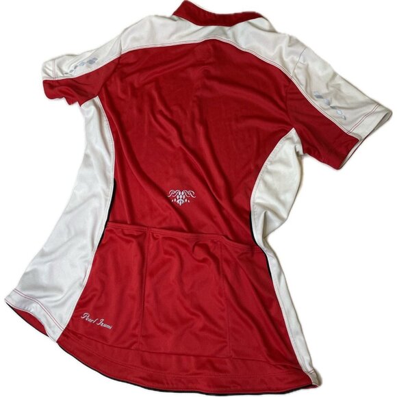 Pearl Izumi Women’s Cycling Jersey XL Red White Full Zip Short Sleeve - Picture 3 of 9
